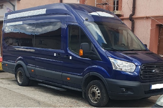 Microbuz cat D marca FORD model TRANZIT culoare Albastru