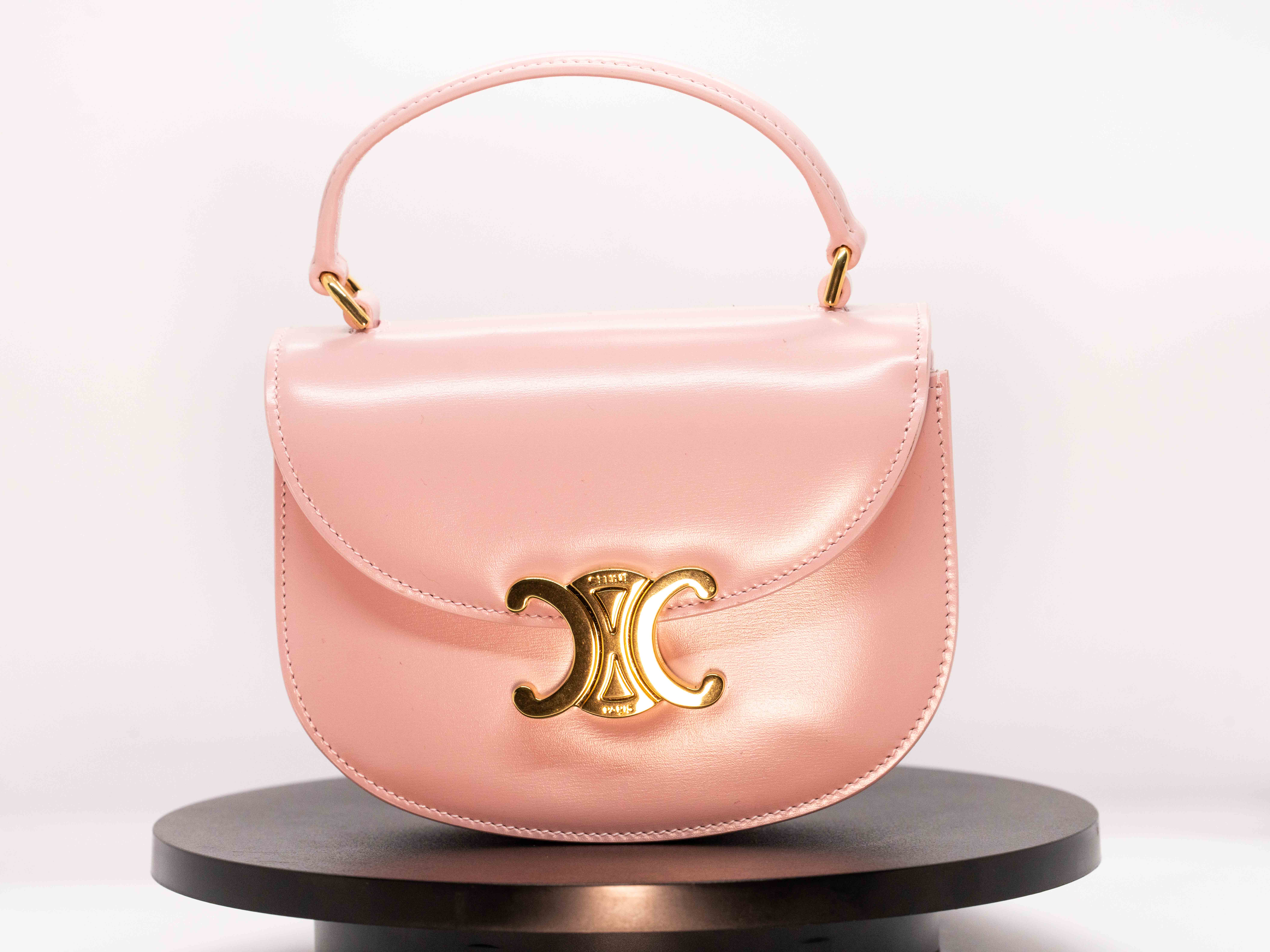 GEANTA DAMA, MARCA  CELINE, MODEL  MINI  BESACE TRIOMPHE LIGHT PINK