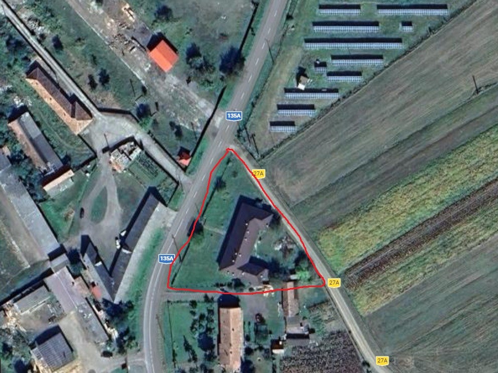 Teren edificat cu constructie