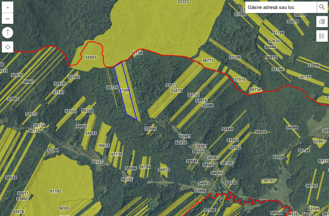 Teren extravilan Padure  in suprafata de 72794 MP