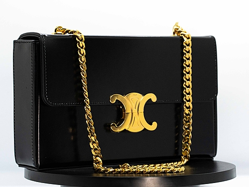 GEANTA DAMA CELINE , MODEL CHAIN BOX BLACK