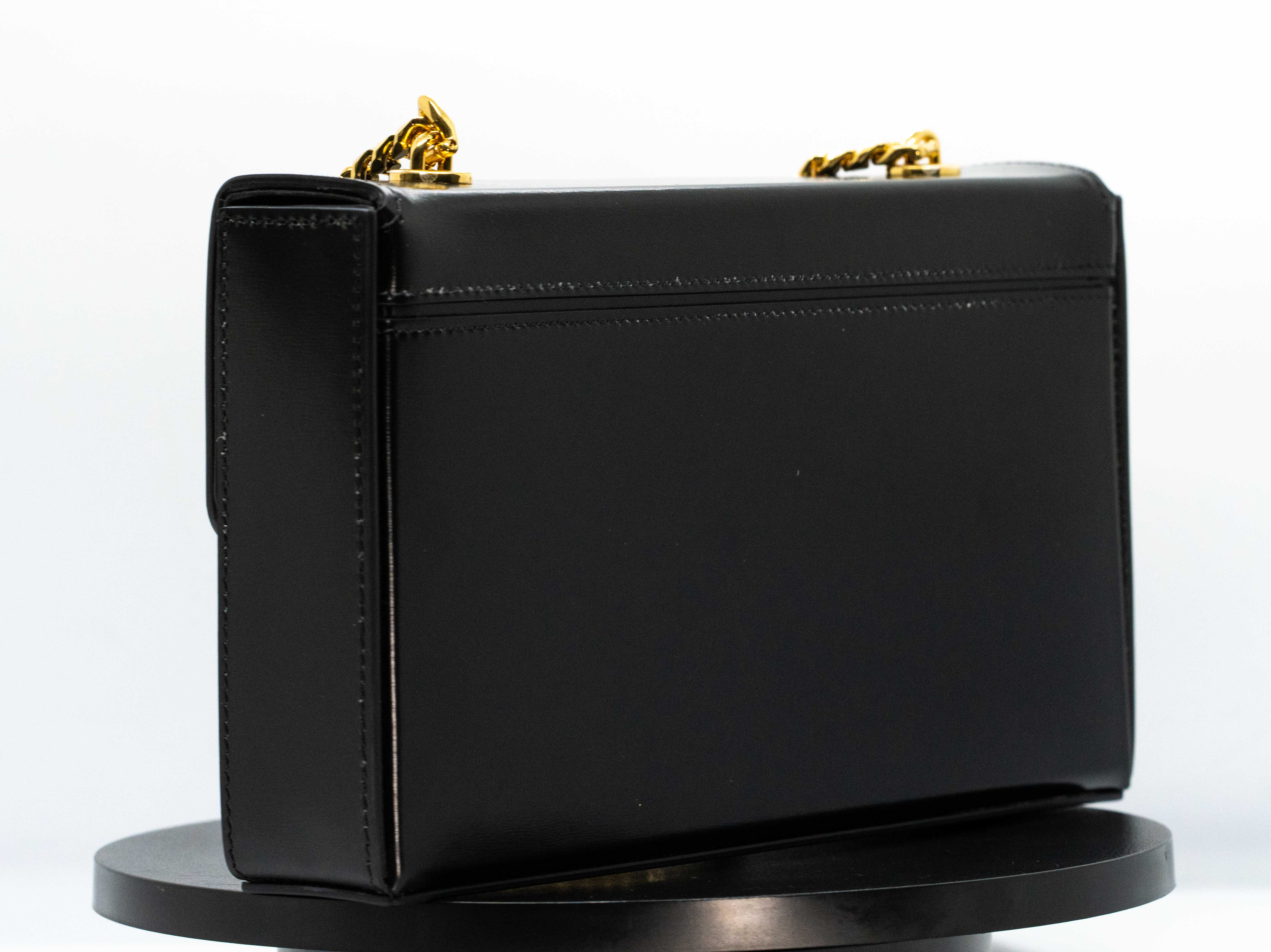 GEANTA DAMA CELINE , MODEL CHAIN BOX BLACK