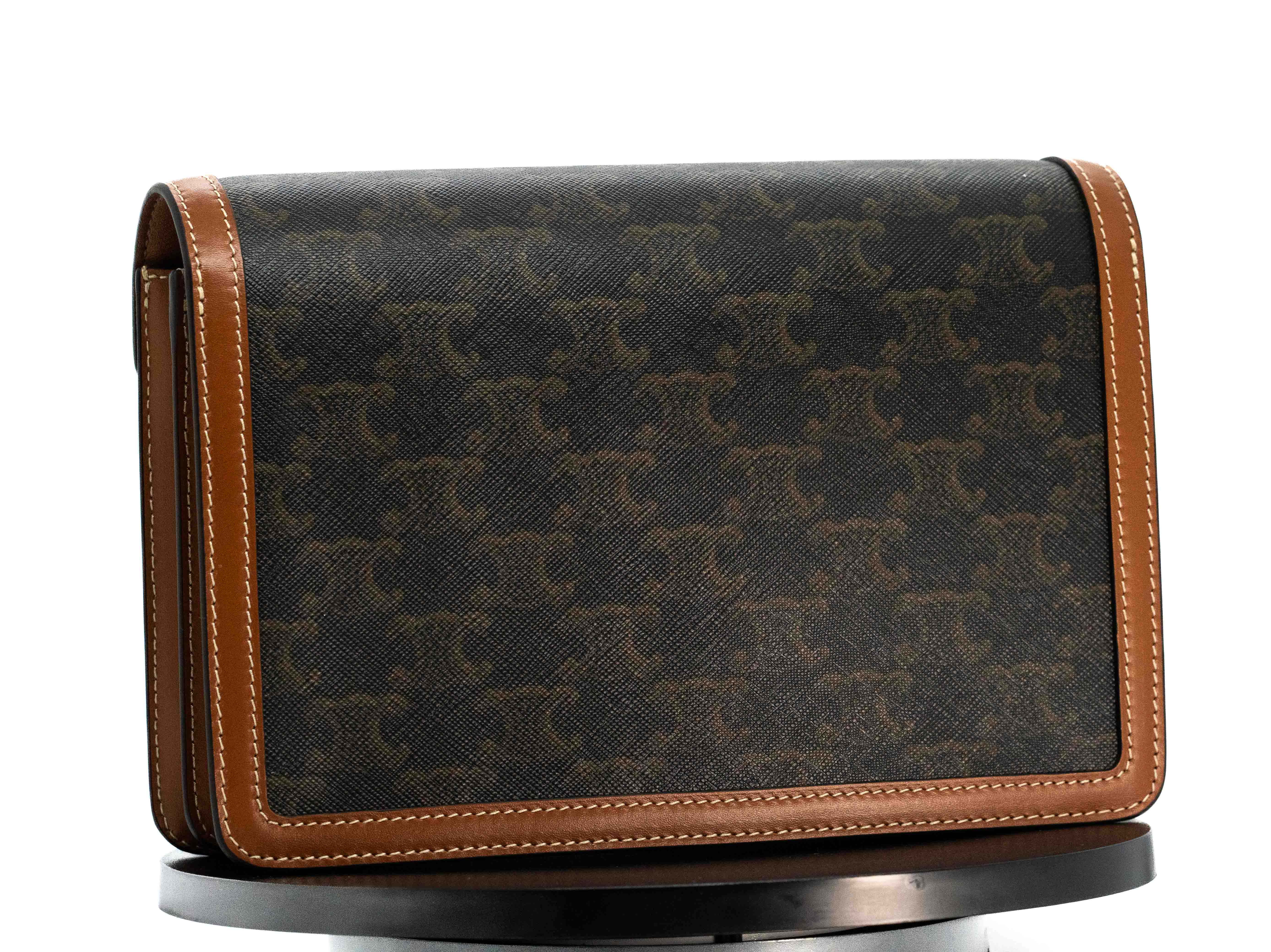 GEANTA DAMA CELINE , MODEL ENVELOPPE TRIOMPHE TAN