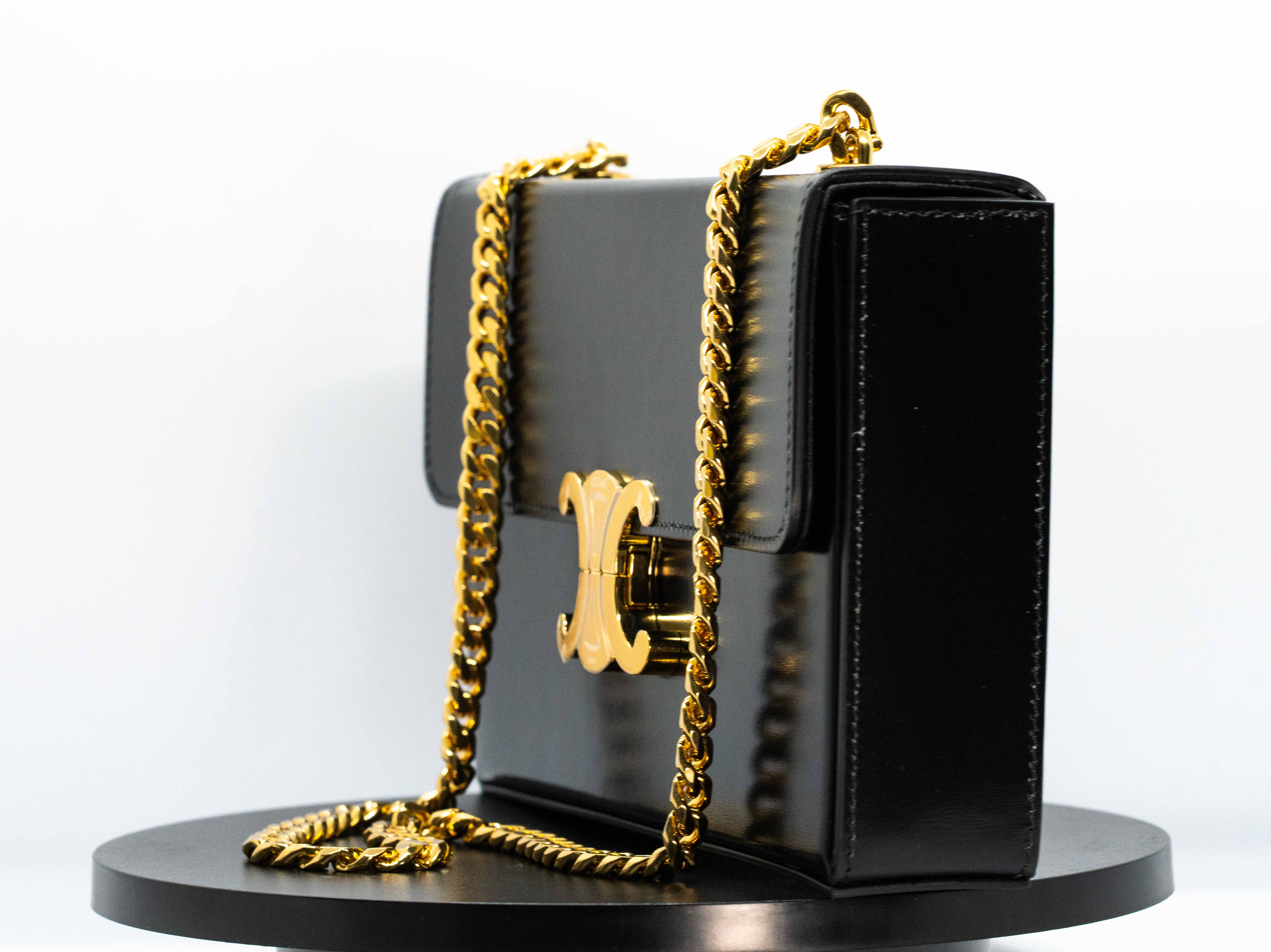GEANTA DAMA, MARCA  CELINE, MODEL  CHAIN BOX BLACK