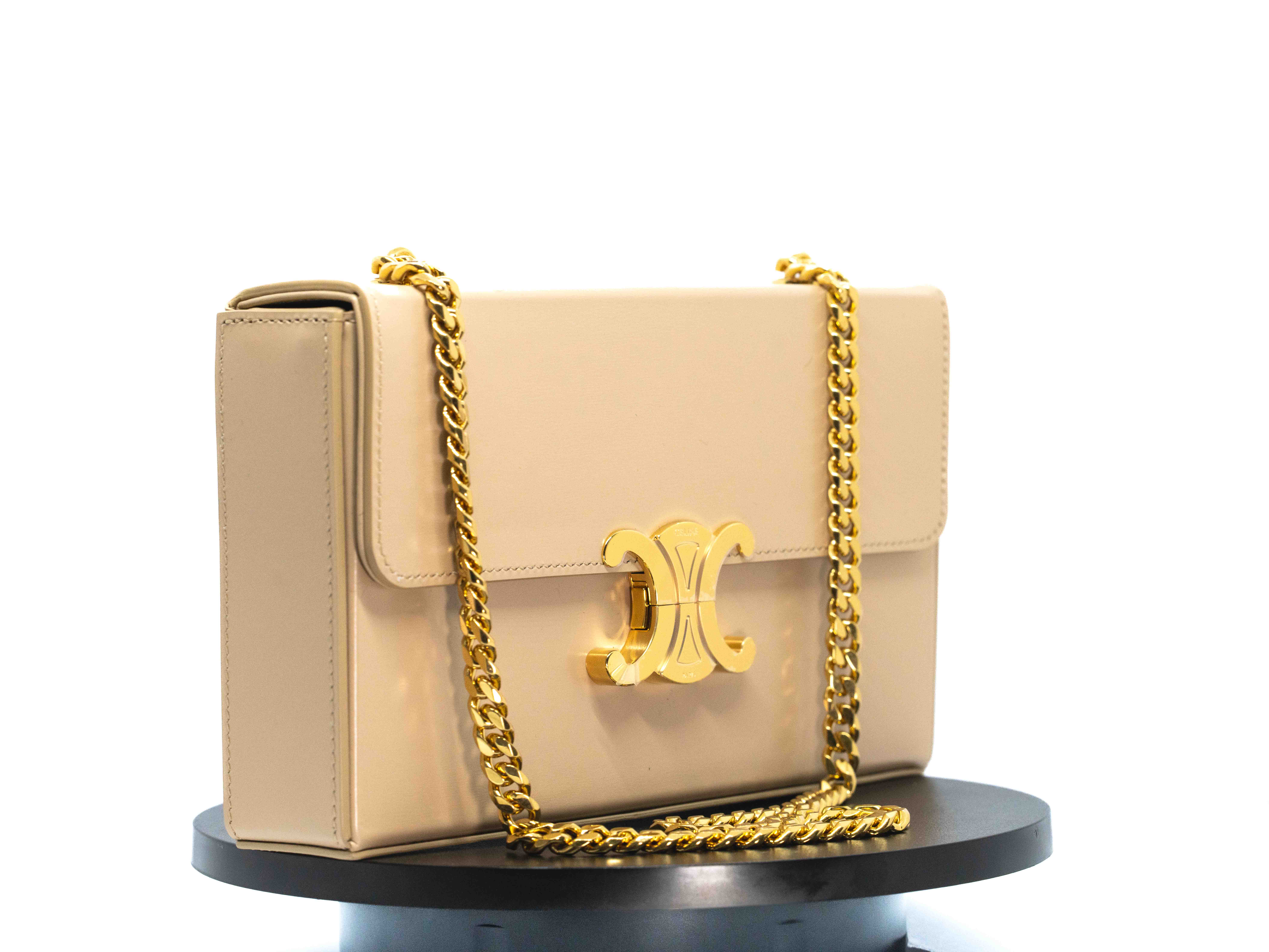 GEANTA DAMA, MARCA  CELINE, MODEL  CHAIN BOX NUDE