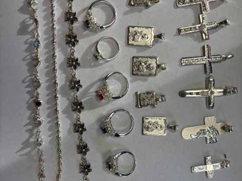 lot bijuterii argint 925% 76,31 grame grop 72