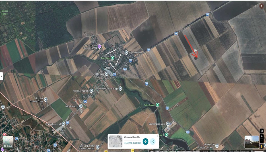 Teren agricol extravilan in suprafata de 9400 mp