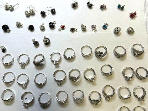 lot bijuterii argint 925% 172,16 grame, grop 241