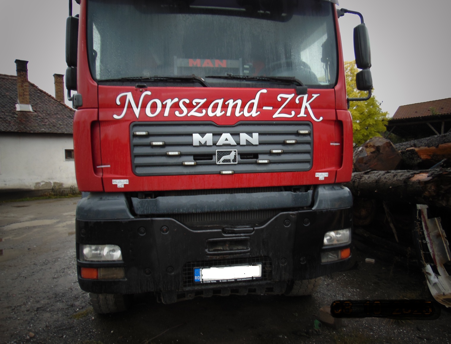 Ansamblu rutier pentru transport lemne