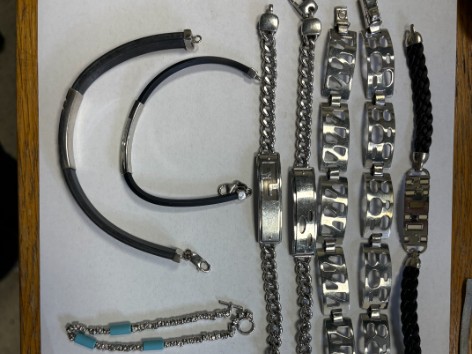 lot bijuterii argint 925% 437,04 grame, grop 132
