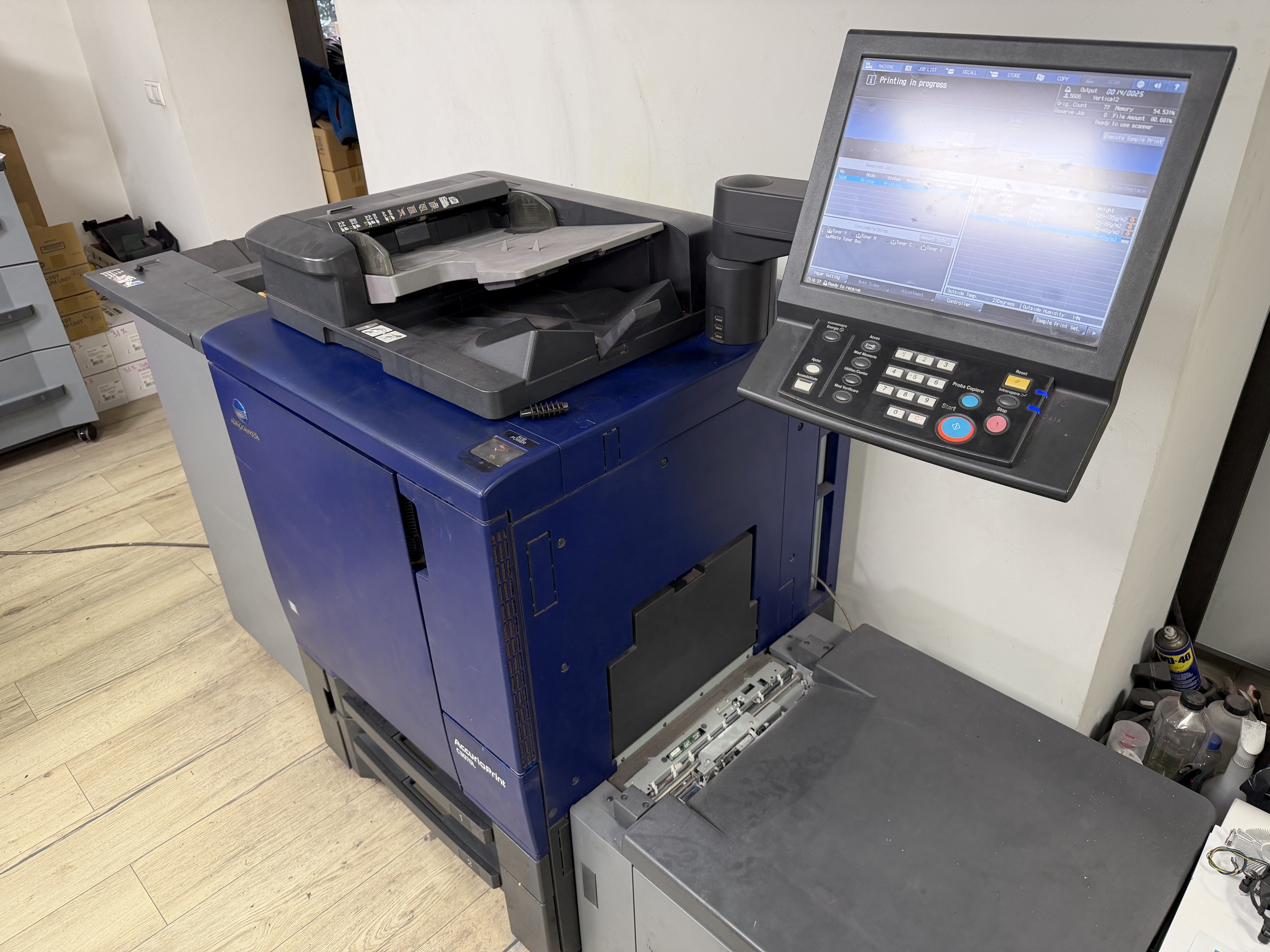 Echipament de tipar digital Konica Minolta Set Accurio Print C3070L