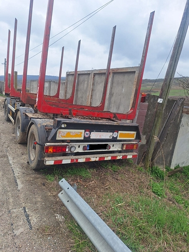 Remorca alte marca NL REMA model REMORCA TRANSPORT LEMN culoare NEGRU ROSU
