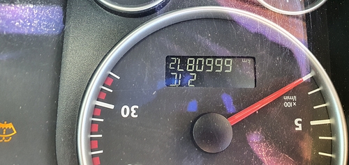 km