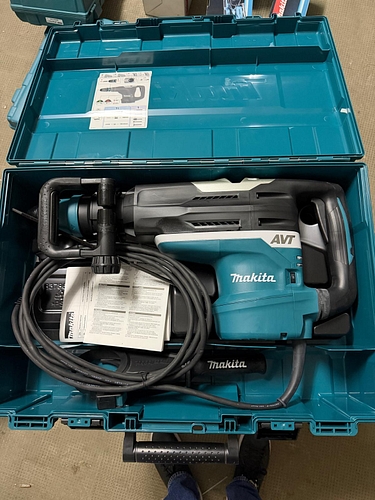 MAKITA HR5212C CIOCAN  ROTOPERCUTOR SDS MAX 52MM 1510W 2 Bucata
