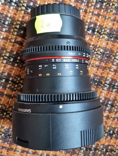  Obiectiv foto SAMYANG Montura CANON