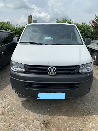 Autoutilitară N1, marca Volkswagen model Transporter, furgon, culoare Alb