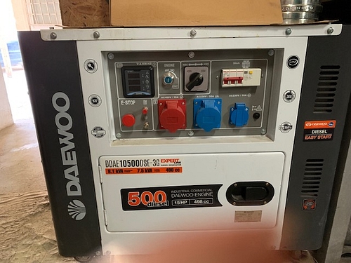 Generator DAEWOO, tip DDAE 10500 DSE - 3G disel