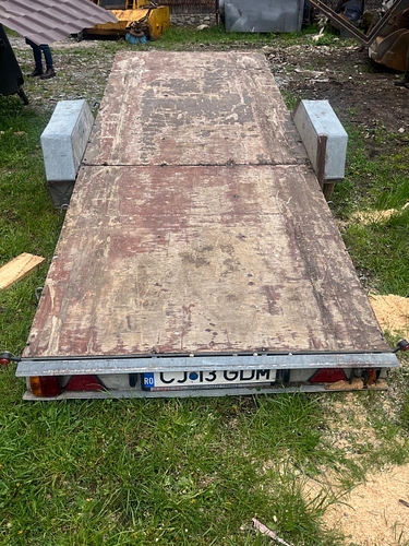 Remorca autoutilitare marca KALYDI model 400-7150/750 culoare GRI