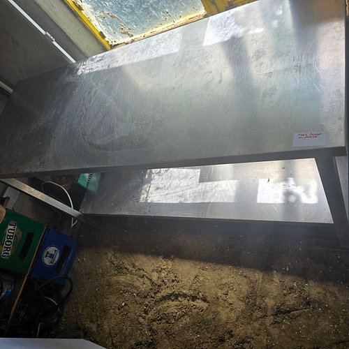 masa de lucru din inox cu polita 160*60*85 09300965