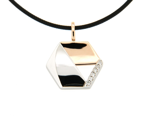 PANDANTIV AUR 585 DIAMANT 0.04 CT GSI - Nr. sigiliu 065096