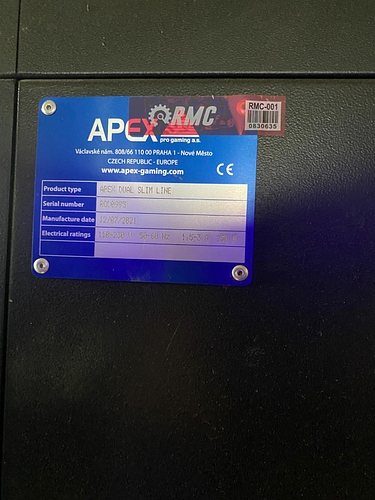 JOC NOROC - APEX DUAL SLIM LINE	Serie -	ROD0995	An fabric. - 2021