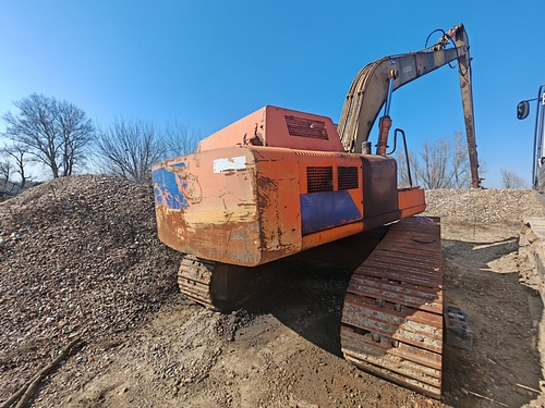 Excavator hidraulic cu şenile HITACHI FIAT model FH270.3, fără număr identificare, an 1995