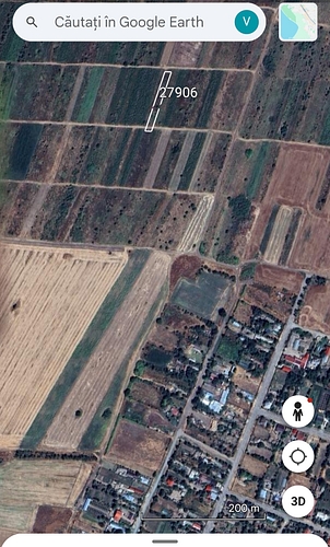Amplasament bun imobil realizat prin google earth (satelit)