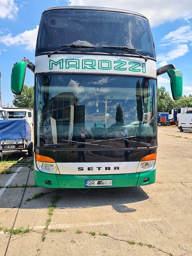 Autocar marca SETRA model EVOBUS S431DT culoare Alb