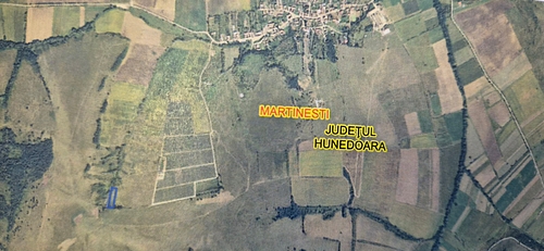 Teren agricol -MARTINESTI, JUD HUNEDOARA, SUPRAFATA DE 3394 MP