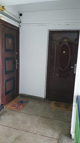 usa apartamentului