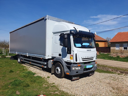 Autoutilitara N3 marca IVECO model ML150 E22/P culoare ALB GRI