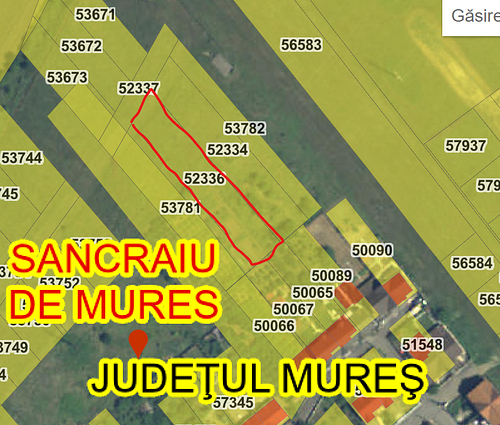 Teren agricol - intravilan in suprafata de 1263 MP