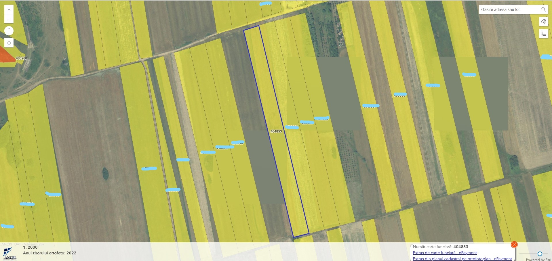 POZĂ TEREN AGRICOL EXTRAVILAN