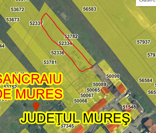 Teren agricol - intravilan in suprafata de 1350 MP