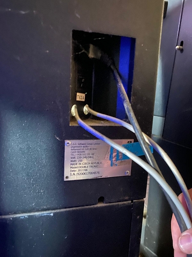 KAJOT BLUE PLANET DOUBLETRONIC, POZA CU PLACUTA DE IDENTIFICARE