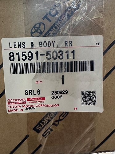 Stop haion dreapta Lexus ES -2018/2025