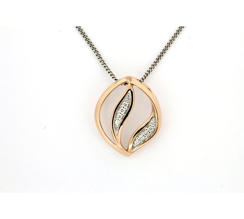 PANDANTIV AUR585 DI 0.05CT GSI