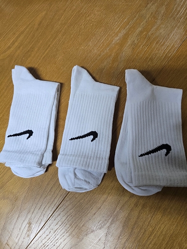 Sosete marka "Nike", culoare alba, noi.