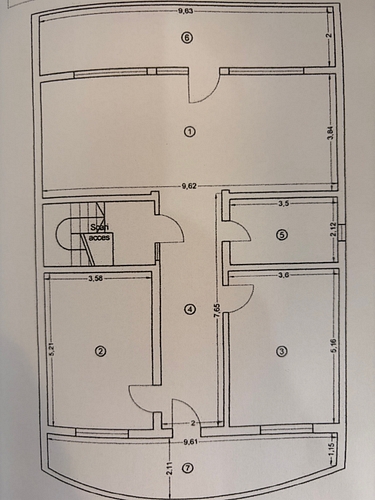 plan releveu mansarda