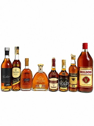 pachet 18 buc bauturi alcoolice, coniac